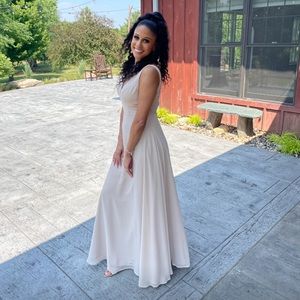 Sorella Vita Nude Bridesmaids Dress.